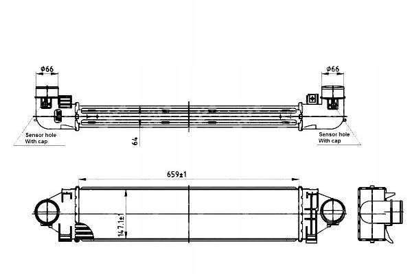 фото №2, Nrf интеркулер ford mondeo 06-, landrover, range