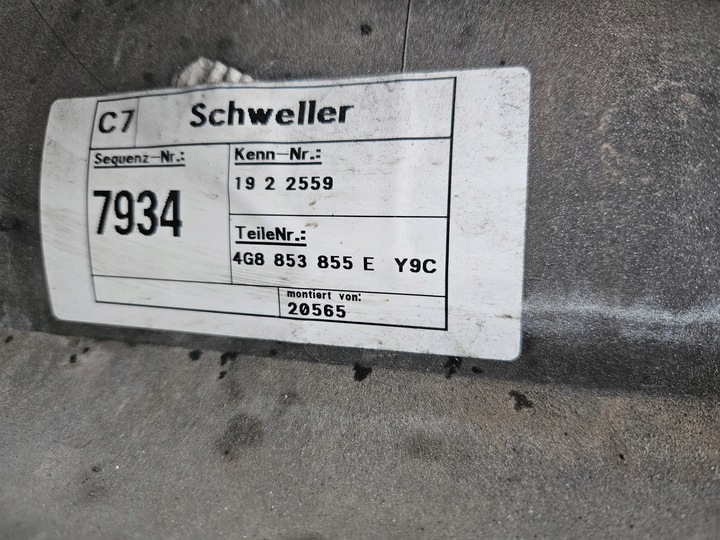 фото №15, Накладка порога progówka левая na порог левый audi a7 4g s-line s7 11-15 r ly9c