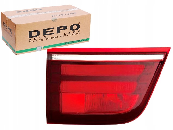 фото №1, Лампа запчастина внутрішня колір скло червоний bmw