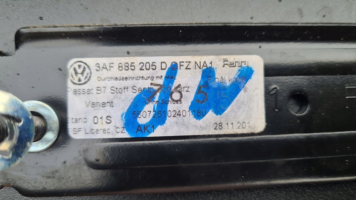 фото №9, Vw passat b7 10-14r подлокотник сиденья зад подстаканник 3af885205d
