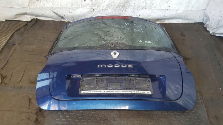 фото №8, Крышка багажника renault modus ted44