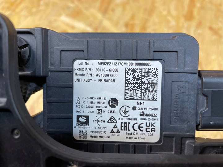 фото №9, Радар датчик дистроник держатель hyundai ioniq v 99110-gi000 2021-