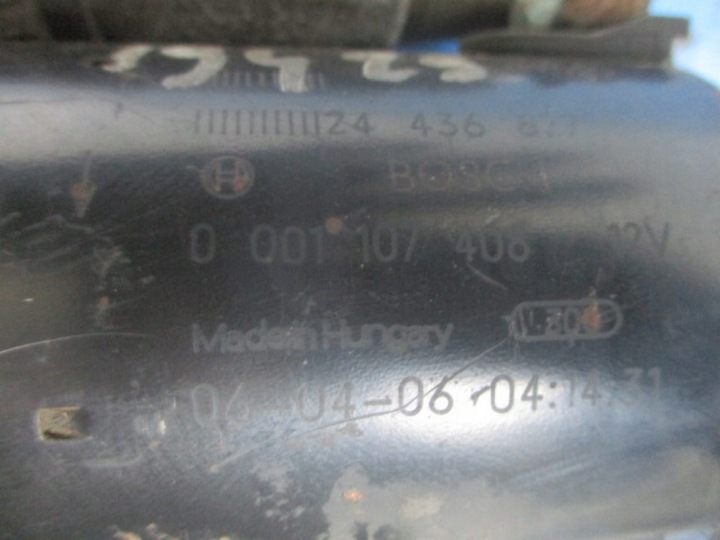 фото №7, Opel astra g ii 1.4 стартер bosch 24436877 0001107408 протестированный