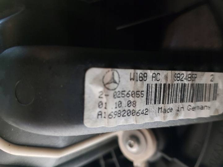 фото №9, Отопитель комплектная mercedes w169 a1698200642