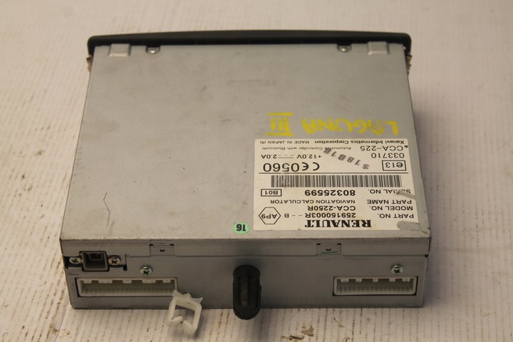 фото №5, Renault laguna iii 07r- считыватель навигации навигация 259150003r