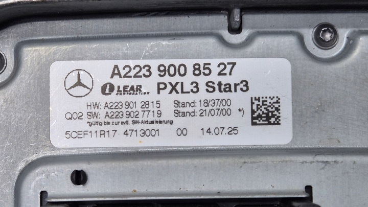 фото №8, Преобразователь модуль лампы полный led mercedes w223 w213 оригинальный номер a2239008527 оригинал