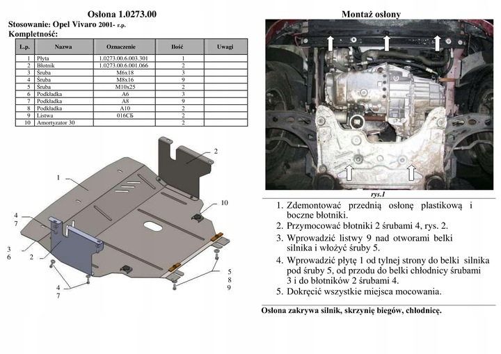 фото №9, Сталевий захист pod двигун opel vivaro