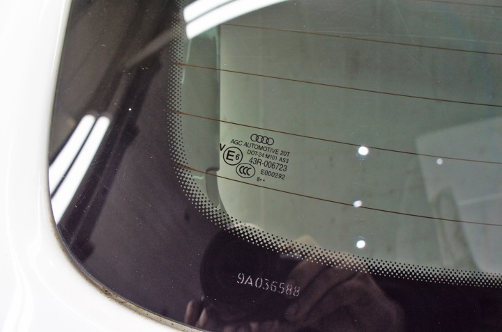 фото №10, Sq229 audi q5 i 8r ^ крышка багажника ibis белый ly9c/t9 стекло 08r ar