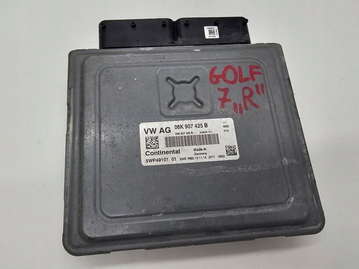 фото №1, 06k907425b 5wp49101 simos18.1 vw golf 7 r-line 2.0tsi блок управления иммобилайзер off