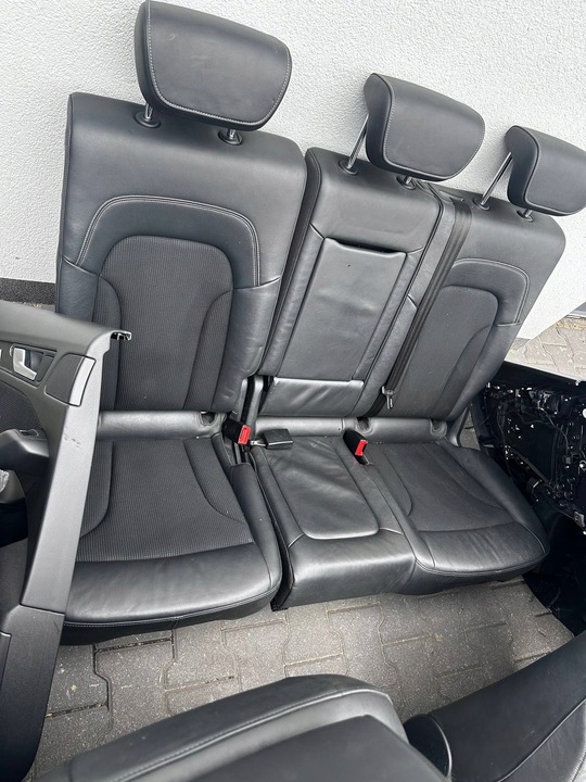 фото №6, Q5 8r рестайлинг s-line сиденья кожаные кожа обивка комплект