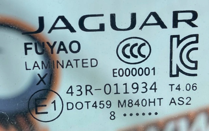 фото №9, Стекло дверь перед правая jaguar i-pace x590 j9d3-21418-ac