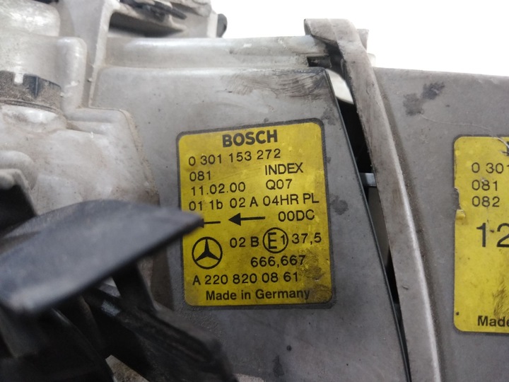 фото №9, Лампа правая передняя mercedes w220 ксенон блок розжига. eu