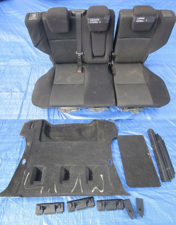 фото №7, Suzuki grand vitara ii 2007 диван зад + ремені кріплення 5d kpl