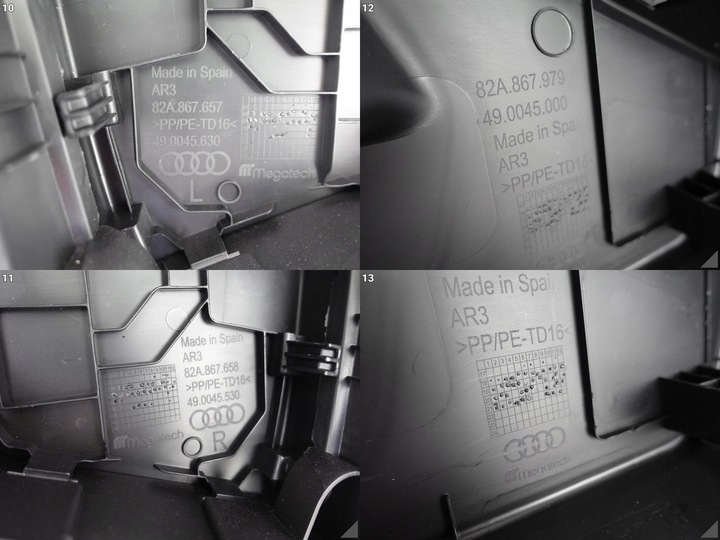 фото №11, Audi a1 82a ii 18- обивка защита крышки задний