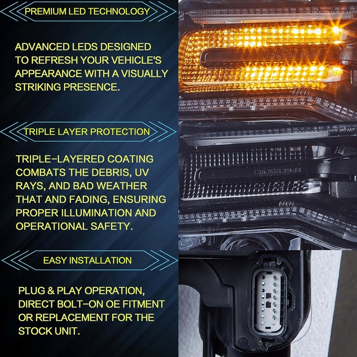 фото №12, Лампа лампи повний led drl vland комплект jeep grand cherokee wk2 2014-2021