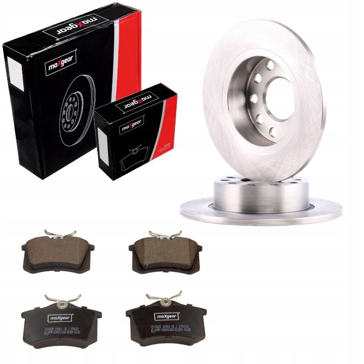 фото №1, Диски+ тормозные колодки зад seat altea 5p1 altea xl 2004-