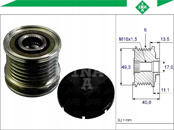 фото №2, Зчеплення генератор citroen c4 grand picasso i 1.