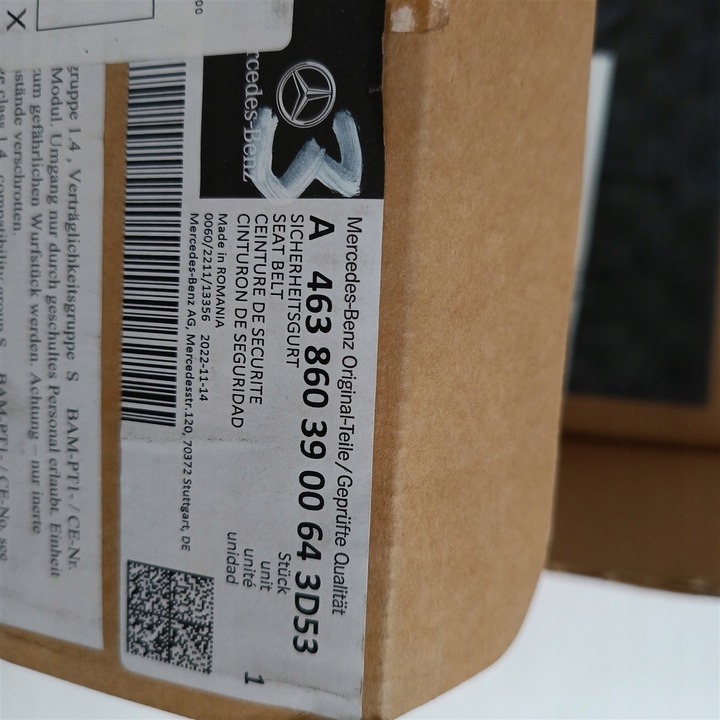 фото №7, Pas безопасности mercedes g 463 w463 a4638603900