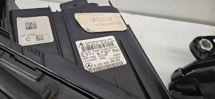 фото №4, Mercedes c класс 205 фара полный led performance левая правая