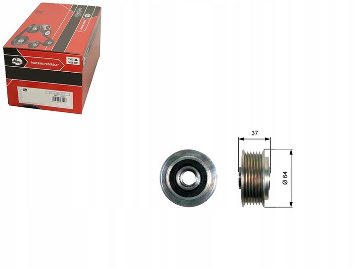 фото №1, Зчеплення jednokierunkowe генератора [gates]