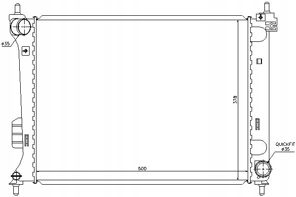 фото №2, Радиаторов двигателя hyundai i20 1.2-1.6 09.08-12.15