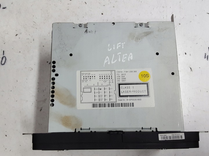 фото №2, Seat leon ii рестайлинг 09-12r altea радио cd радиопроигрыватель