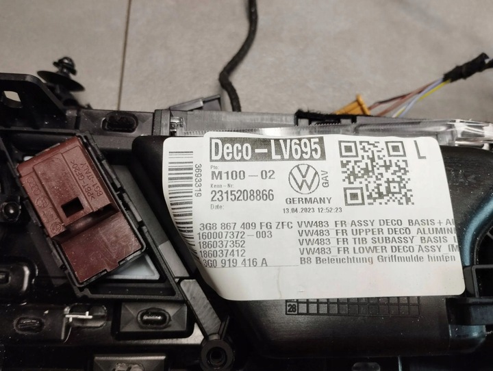 фото №11, Vw arteon r планки декори декоративний led карбон