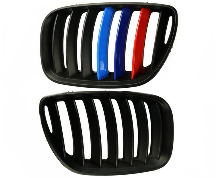 фото №11, Заглушка w переднє бампер решітка радіатора решітки радіатора bmw x1 e84 матові + malowanie m
