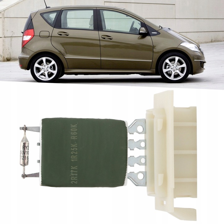 фото №16, Резистор вентилятор a1698200397 mercedes a b клас w169 w245