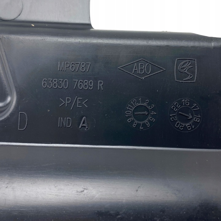 фото №12, Нова оригінальний номер захист двигуна правий перед dacia доккер lodgy 638307689r