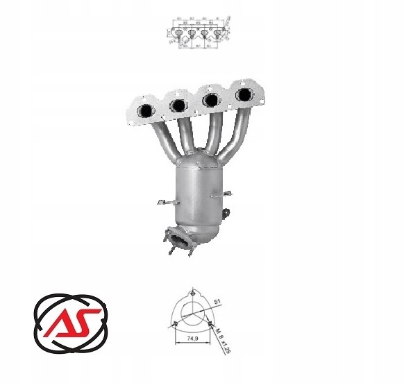 фото №1, Катализатор chevrolet trax 1.6i 1.8i 16v 4/2013 - 12/2015