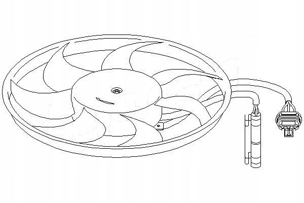 фото №2, Topran вентилятор радіатор opel vectra b 1.6-2.6