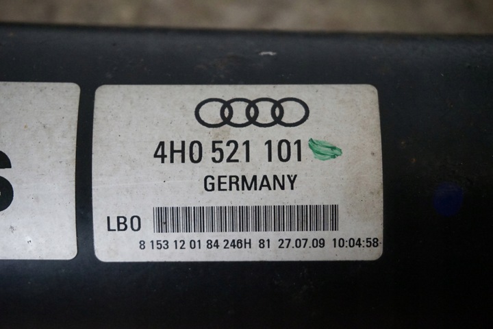 фото №2, Audi a8 d4 wał привідний 4.2 v8 tsi 4h0521101