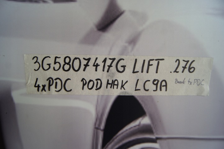 фото №12, Gd passat b8 рестайлінг sedan lc9a бампер зад задній