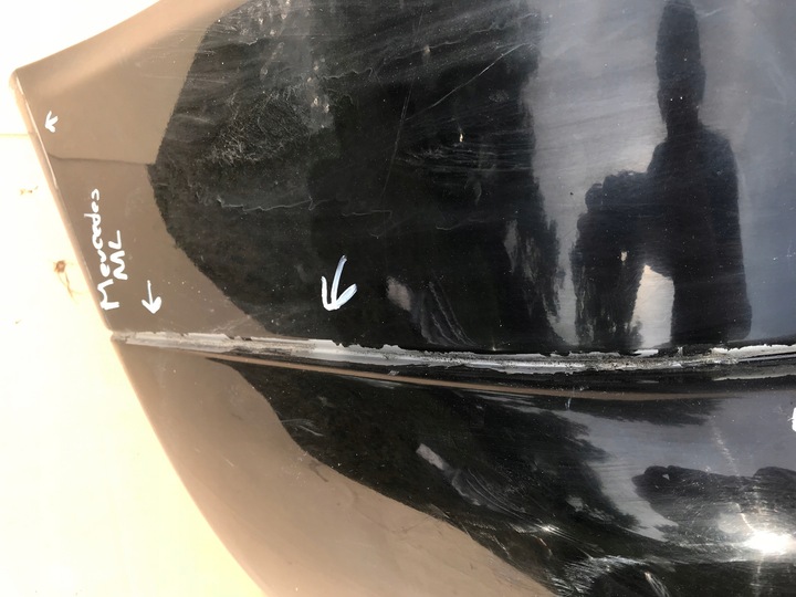 фото №14, Mercedes ml i 1 w163 97-01 бампер зад задний