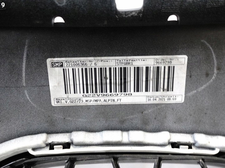 фото №10, Bmw 4 g22 g23 м-пакет 20- бампер решітка радіатора решітка решітка перед