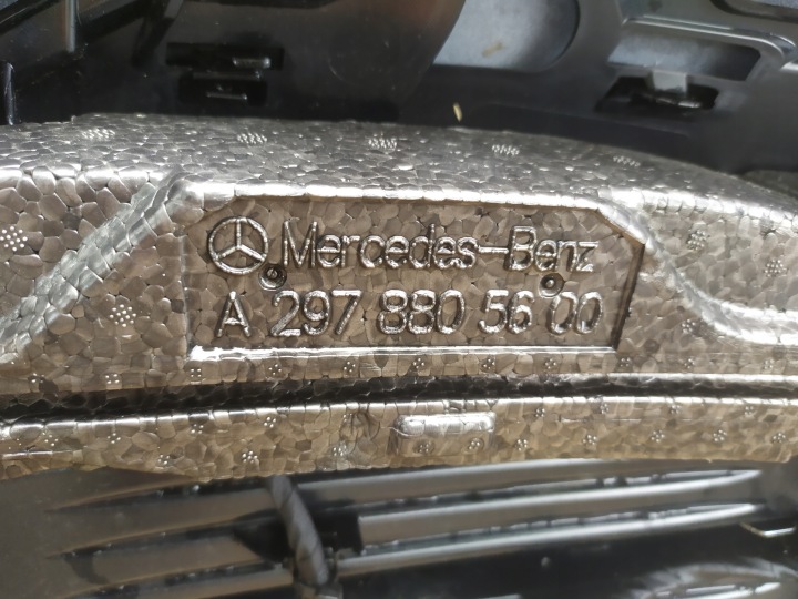 фото №13, Mercedes eqs v297 w297 бампер перед передний комплектный + решётка pdc