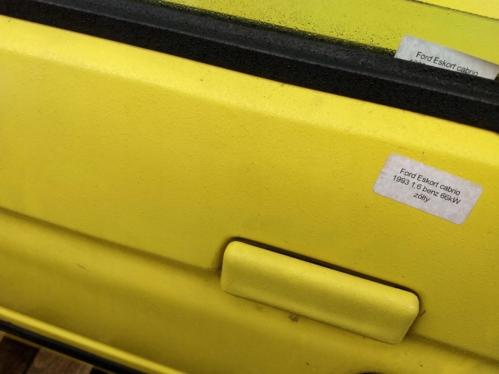 фото №9, Дверь левая ford escort v cabrio mk5