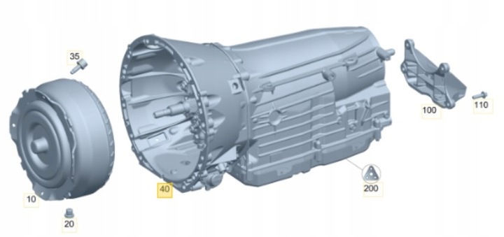 фото №8, Коробка передач 7g міст редуктор mercedes s350 4matic рестайлінг 3.0 v6 cdi w221 722966