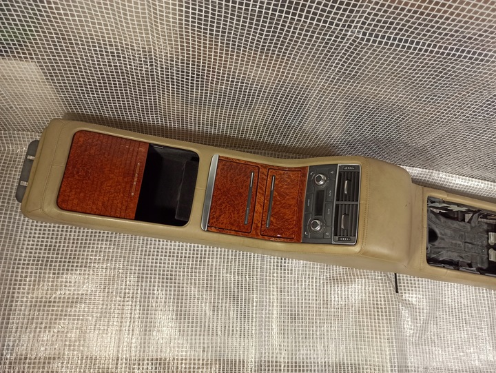 фото №11, Audi a8 d3 довгий тунель зад задній довгий підлокітник шкіра комплектний оббивка стелі