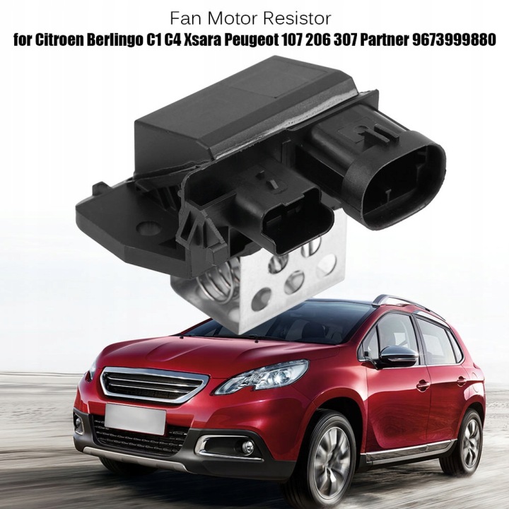 фото №9, Резистор двигуна вентилятора для  citroen berlingo c1 c4 xsara peugeot 107