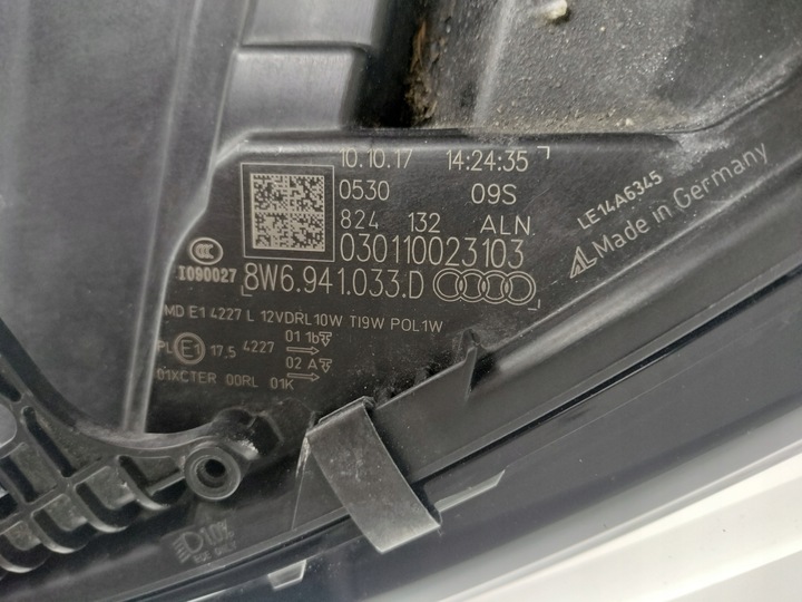 фото №9, Лампа ліва фара audi a5 8w6 16- повний led