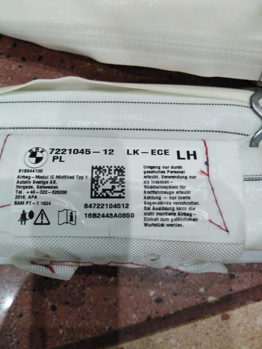 фото №6, Bmw 3 f30 f31 / 1 f20 f21 / 4 f36 f80 шторка ліва + сидіння лівий