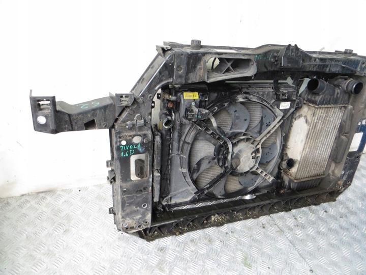 фото №3, Ssangyong tivoli 1.6d pas переднее радиатор kpl 14-