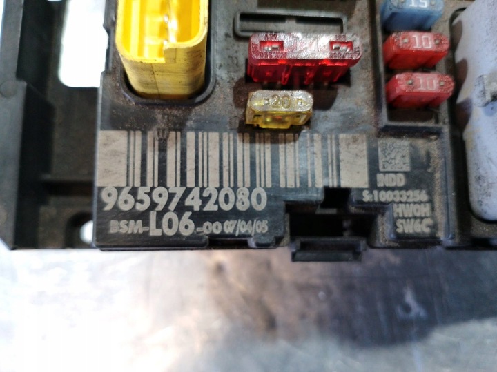 фото №8, Модуль bsm peugeot 307 9659742080 bsm-l06-00 1.6 hdi
