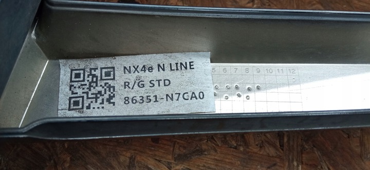 фото №16, Hyundai tucson iv 20- n-line решётка решётка радиатора бампера передней 86366-n7ca0