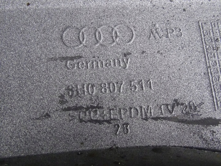 фото №9, Audi a4 b6 8e0 cabrio 00-06 задний бампер bez pdc 8h0807511