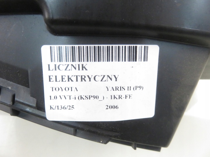 фото №7, Спідометр  toyota yaris ii p9 1.0 vvt-i mb4573003176 838000d660d