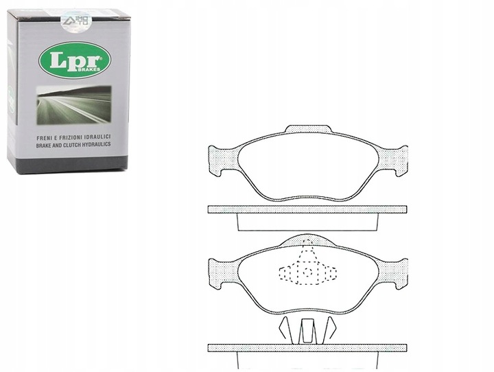 фото №1, Тормозные колодки тормозные ford ka street ka 1.6 02.01-11.08