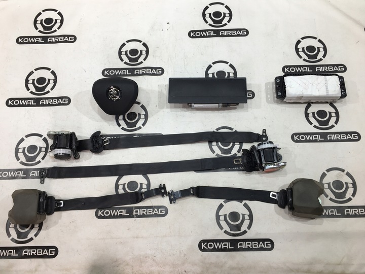 фото №5, Skoda superb b 3 iii панель консоль подушка безопасности ремни